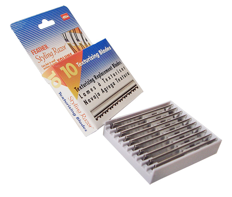 Feather texturizing replacement blades
